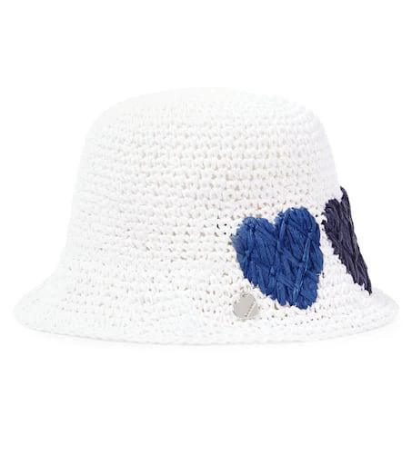 MONNALISA Straw bucket hat 1
