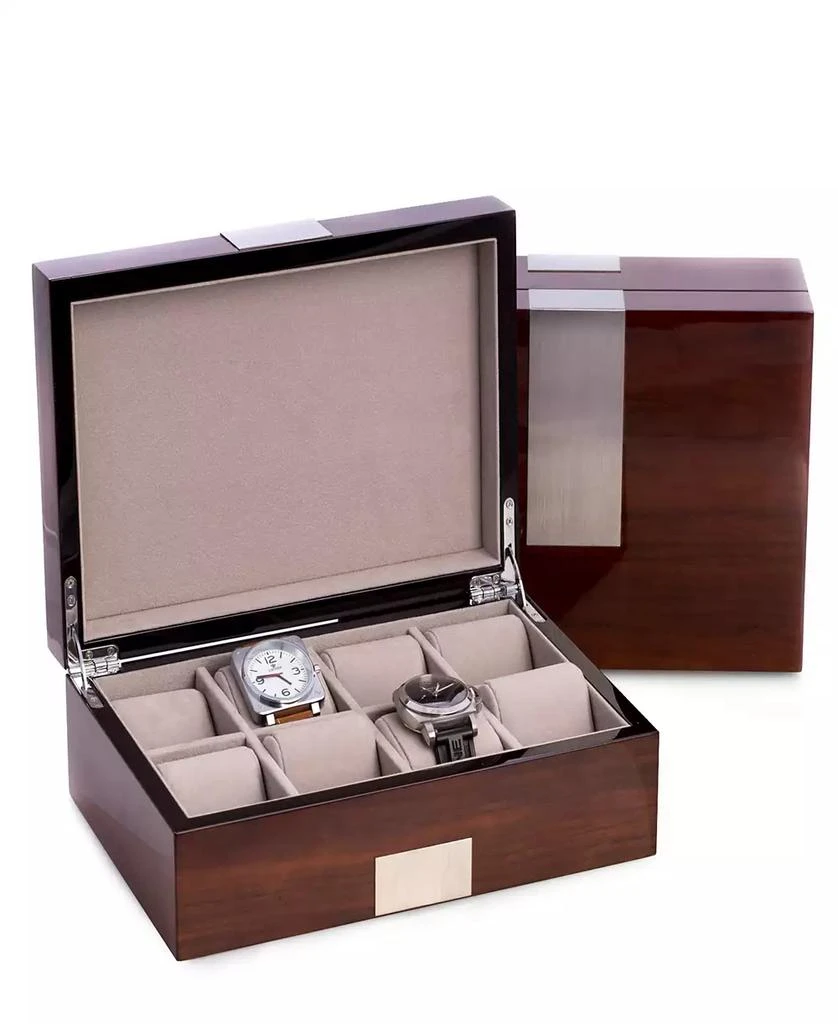 Bey-Berk Walnut Wood Watch Box 1