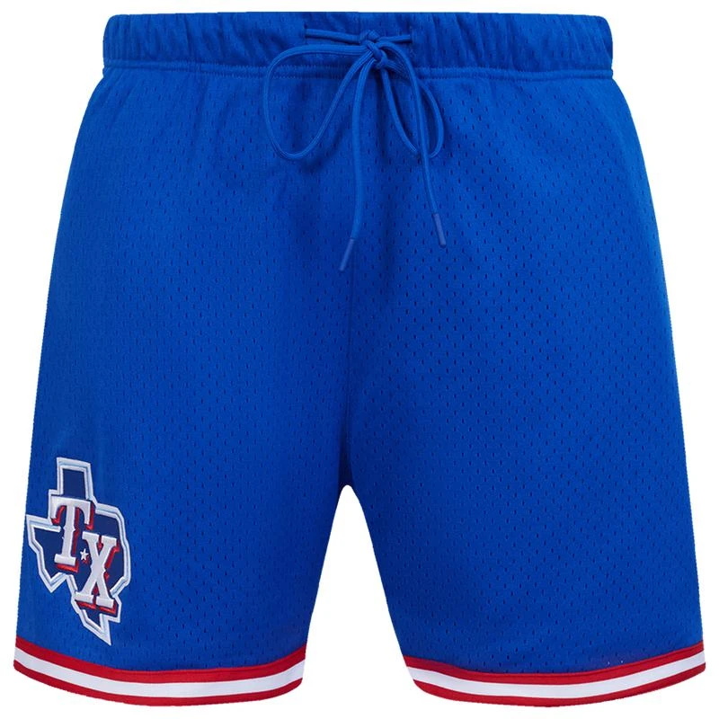 Pro Standard Pro Standard Rangers Mesh Basketball Shorts - Men's 1