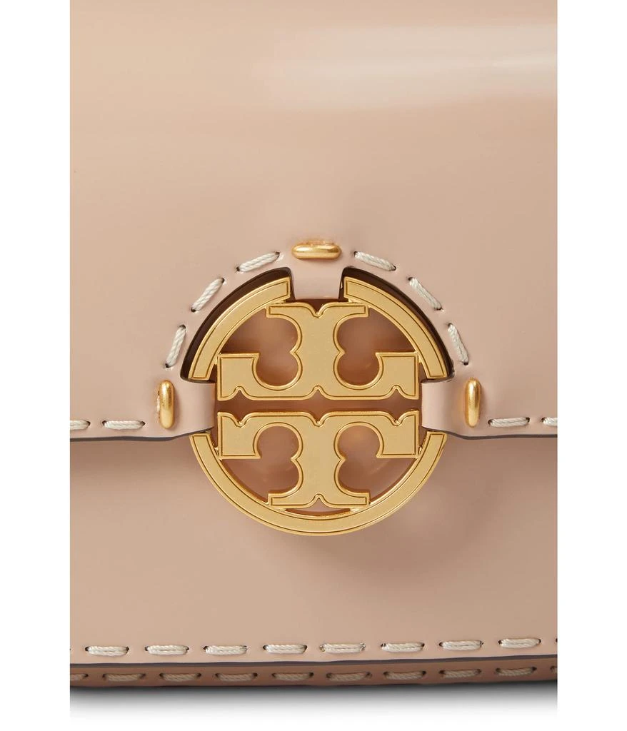 Tory Burch Miller Spazzolato Pick Stitch Small Flap Shoulder Bag 4