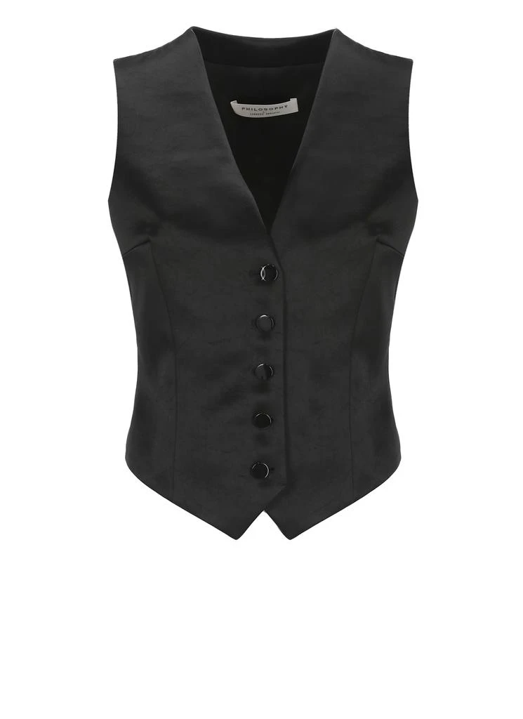 PHILOSOPHY di LORENZO SERAFINI Crepe Gilet 1