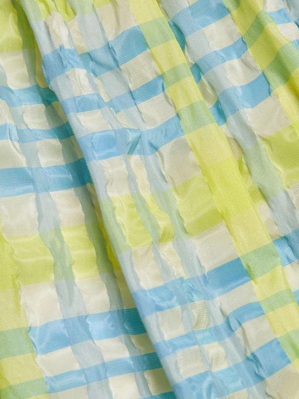 Rosie Assoulin Plaid Cotton-Blend Midi-Skirt 5
