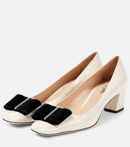 Tom Ford Audrey 55 bow-detail patent leather pumps 4
