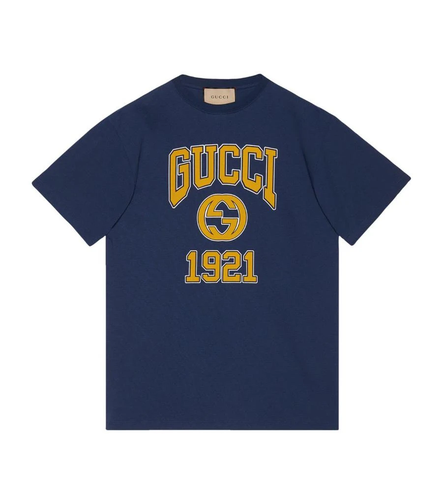 Gucci Cotton Jersey Logo 1921 T-Shirt 1