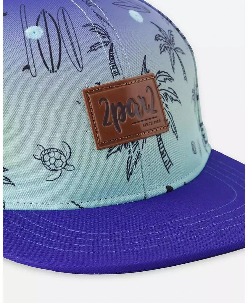 Deux par Deux Baby Boys Cap Beach Print 5