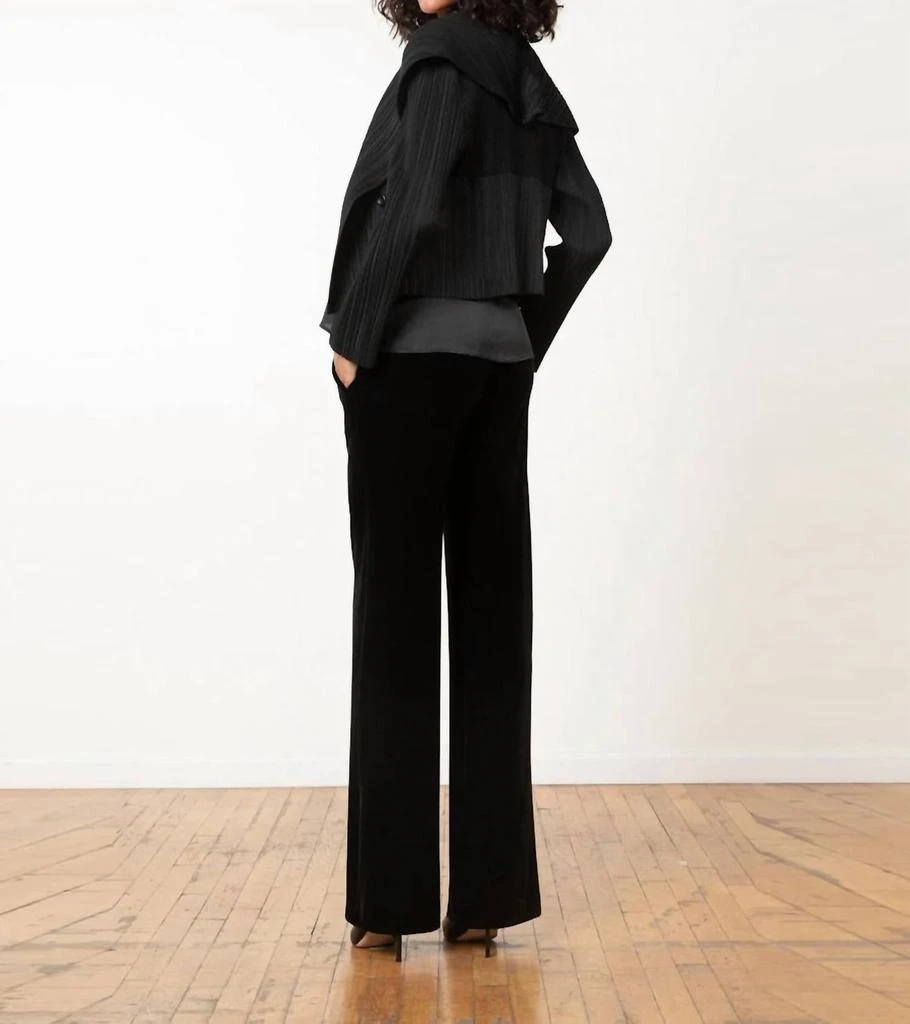 Avenue Montaigne Avenue Montaigne - Carla Velvet Palazzo Pants 2