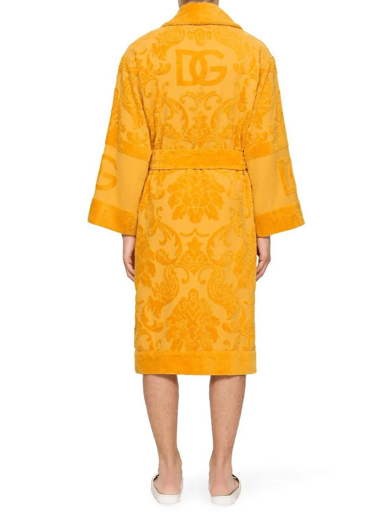 Dolce & Gabbana Cotton Jacquard Bathrobe 7