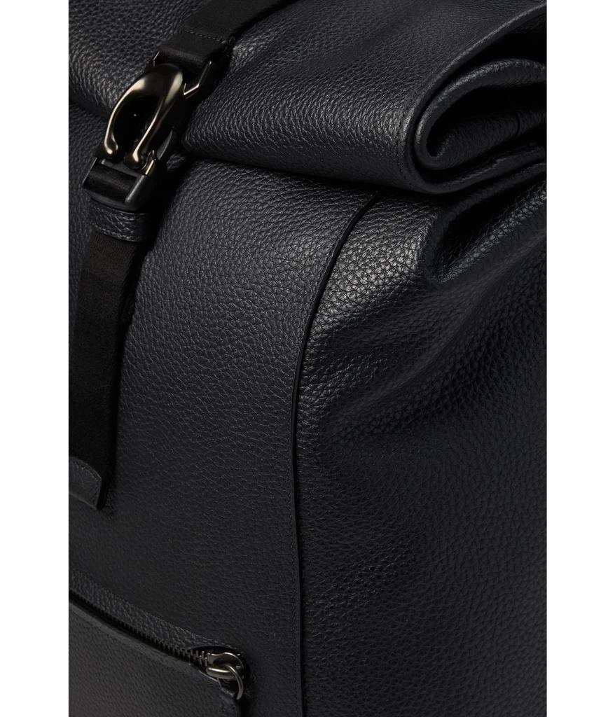 Coach Beck Roll Top Backpack in Pebble Leather 4