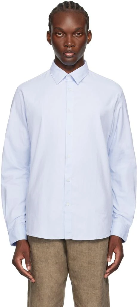 Sunspel Blue Oxford Shirt 1