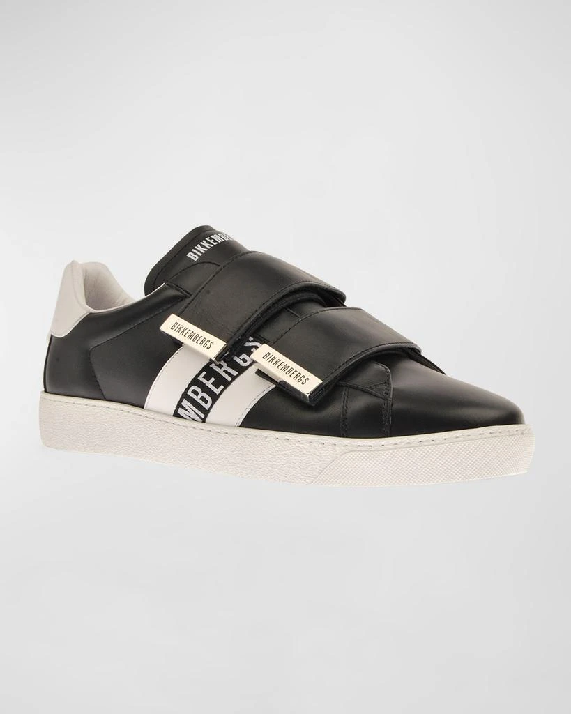 BIKKEMBERGS Men's Double Strap Low-Top Sneakers 2
