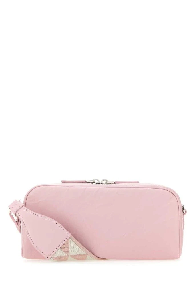 Prada Prada Logo Plaque Zipped Shoulder Bag 2