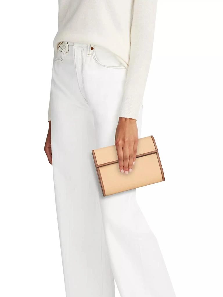 Hunting Season Canvas &amp; Leather Clutch 2