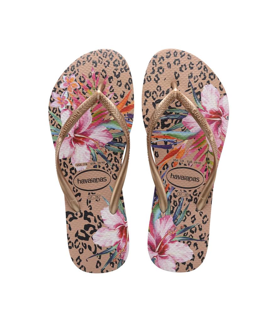 Havaianas Slim Animal Floral Flip Flop Sandal