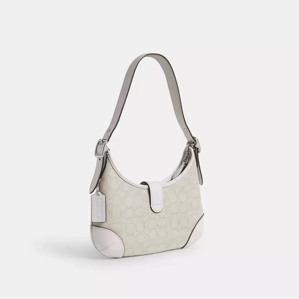 Coach Hamptons Hobo Bag In Signature Jacquard 3