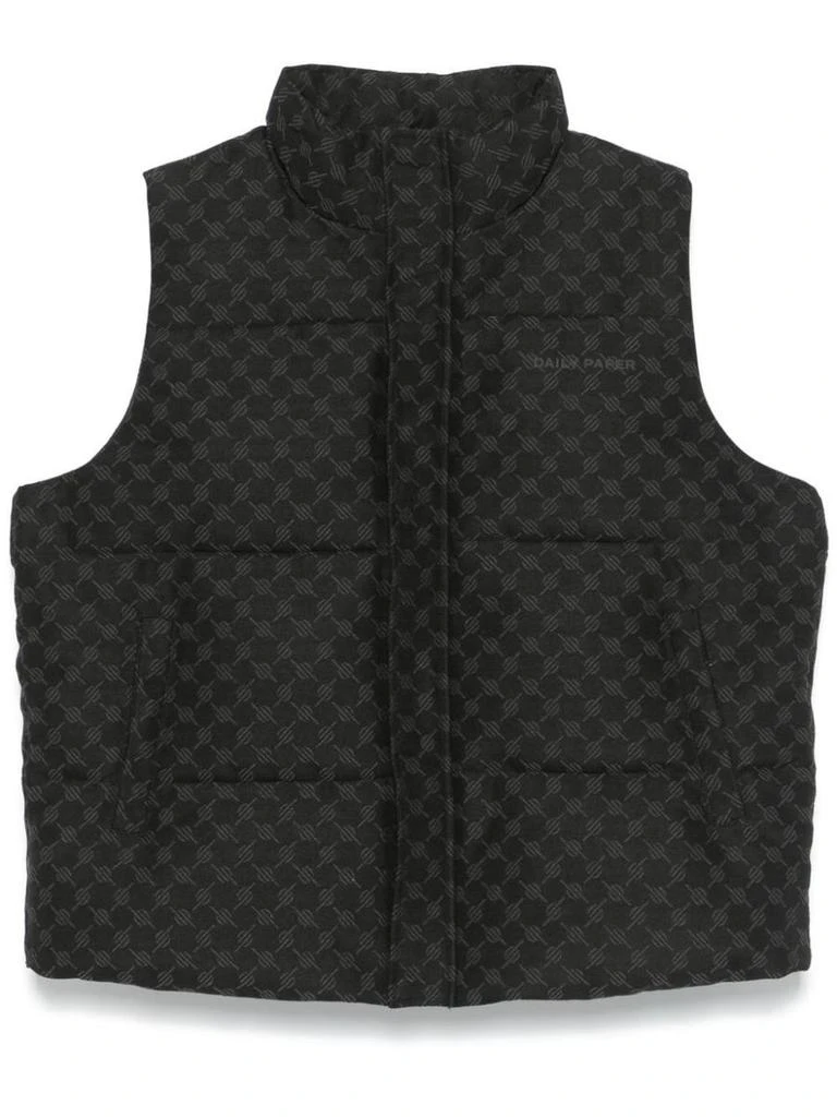 DAILY PAPER Daily Paper Pondo Cotton Monogram Bodywarmer Clothing 1