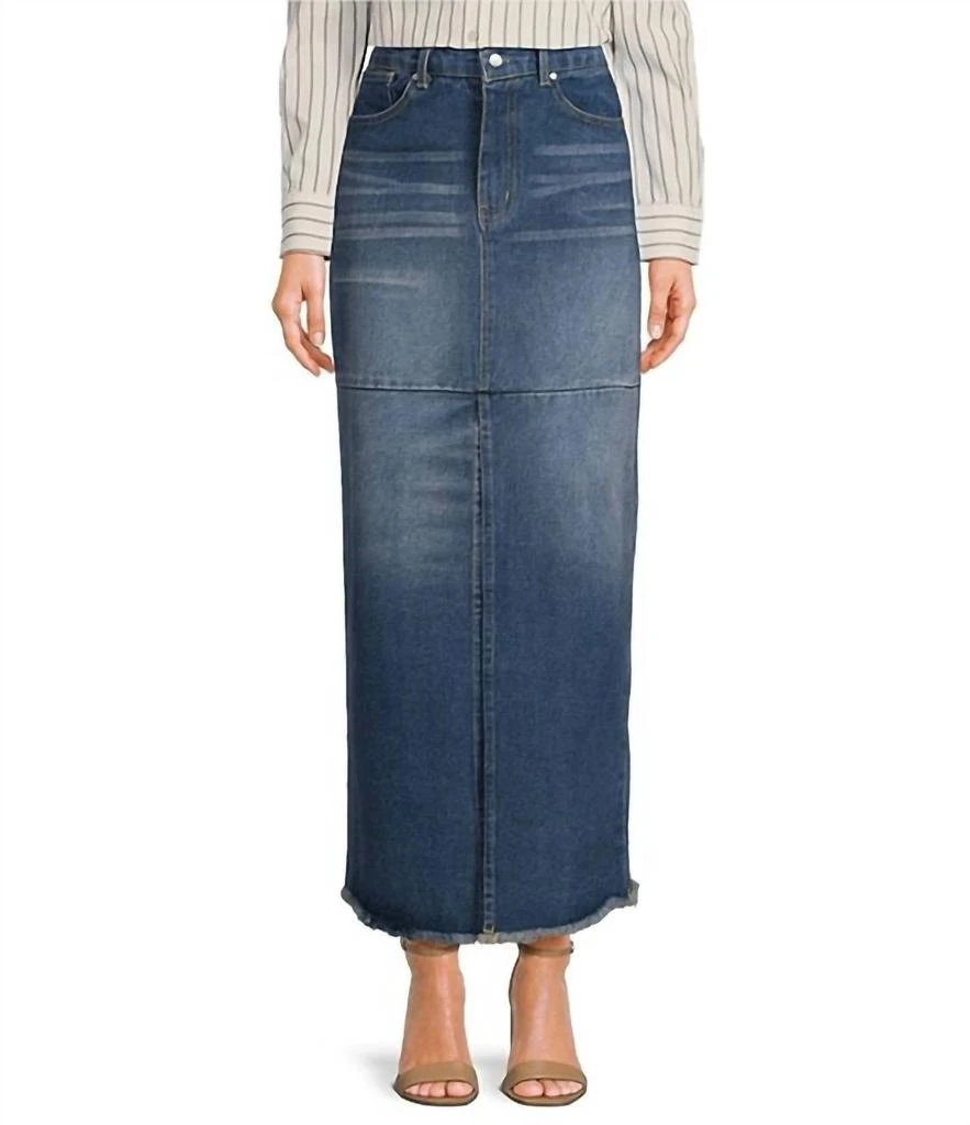 Elan Elan - Front Slit Maxi Skirt 1