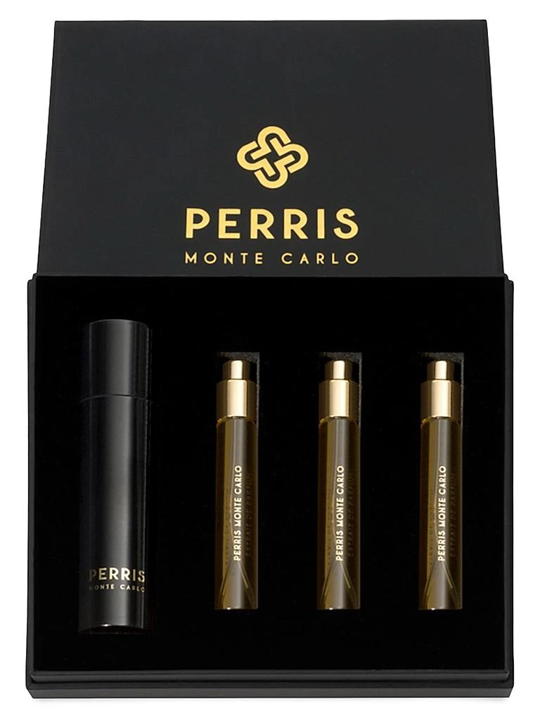 Perris Monte Carlo Rose de Taif Extrait de Parfum 5-Piece Travel Spray Set 1