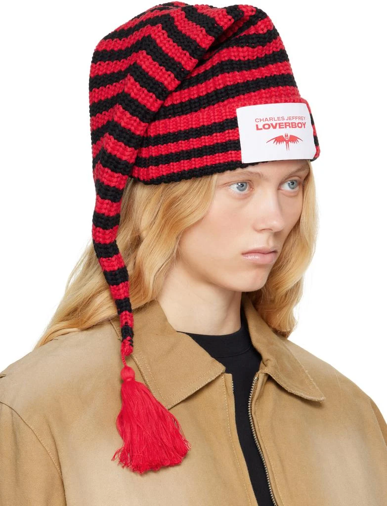 Red & Black Sloppy Giuseppe Beanie – On Sale Now with Up to  display picture 1