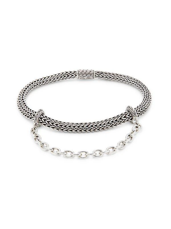 John Hardy Sterling Silver Braided Bracelet 1