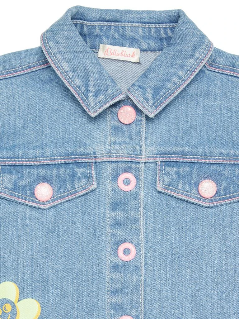 BILLIEBLUSH Printed Cotton Denim Jacket 1