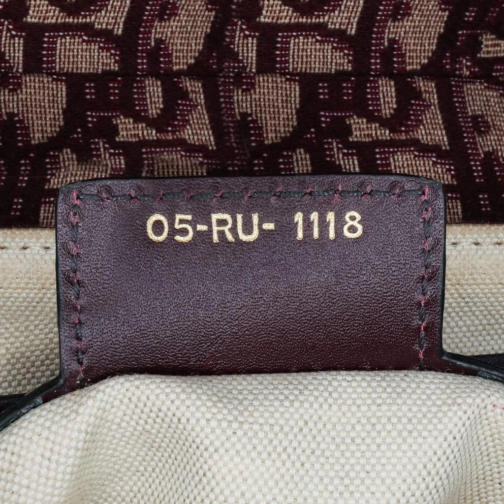 Dior Dior Red Oblique Canvas Saddle Bag 9