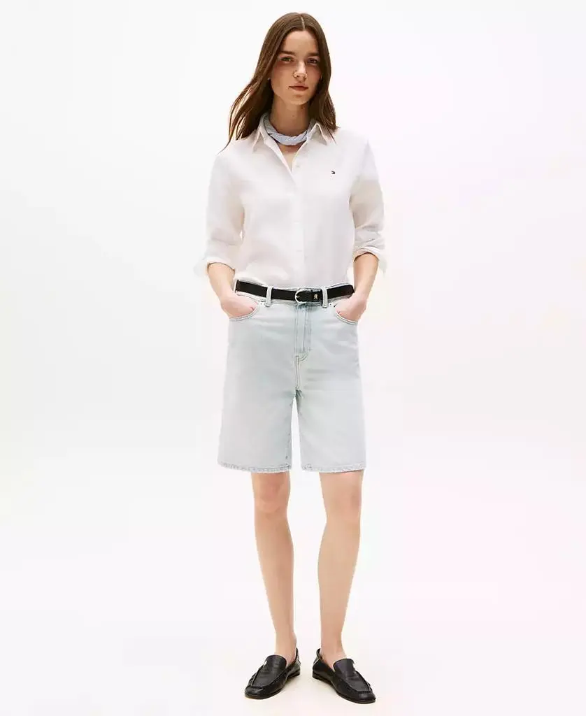 Tommy Hilfiger Women's Linen Button-Up Shirt 2