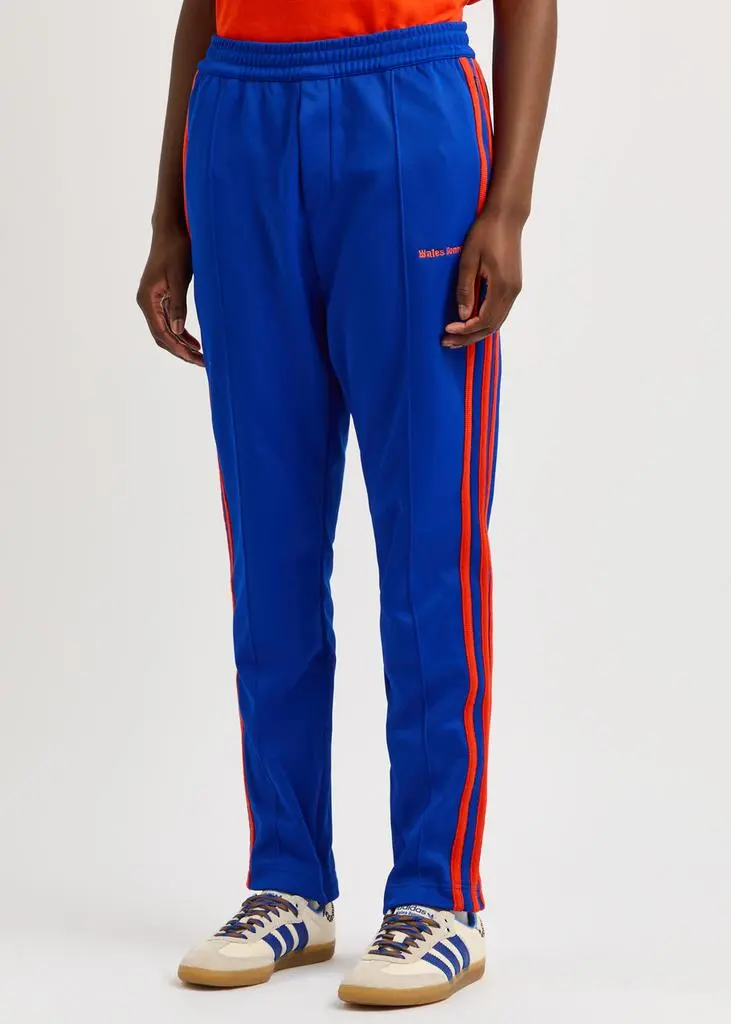 Adidas Stirrup striped jersey track pants   2