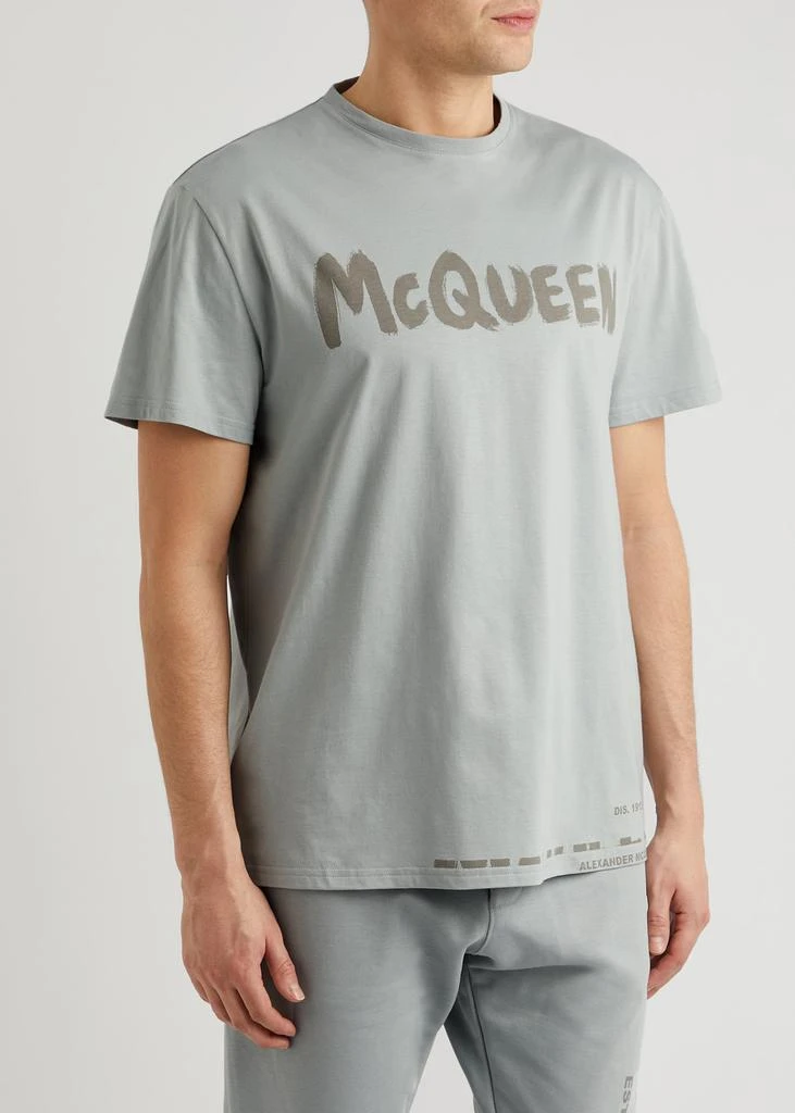 Alexander McQueen Logo-print cotton T-shirt 2