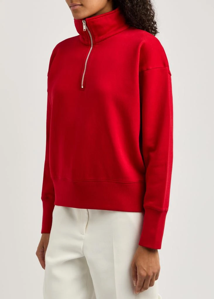 The Row Stanfield half-zip jersey sweatshirt  2