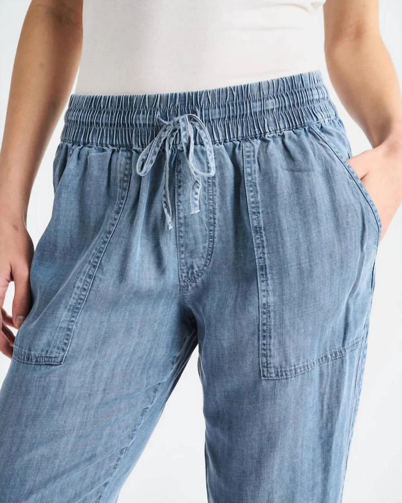 Splendid Lakeside Chambray Jogger In Indigo 4