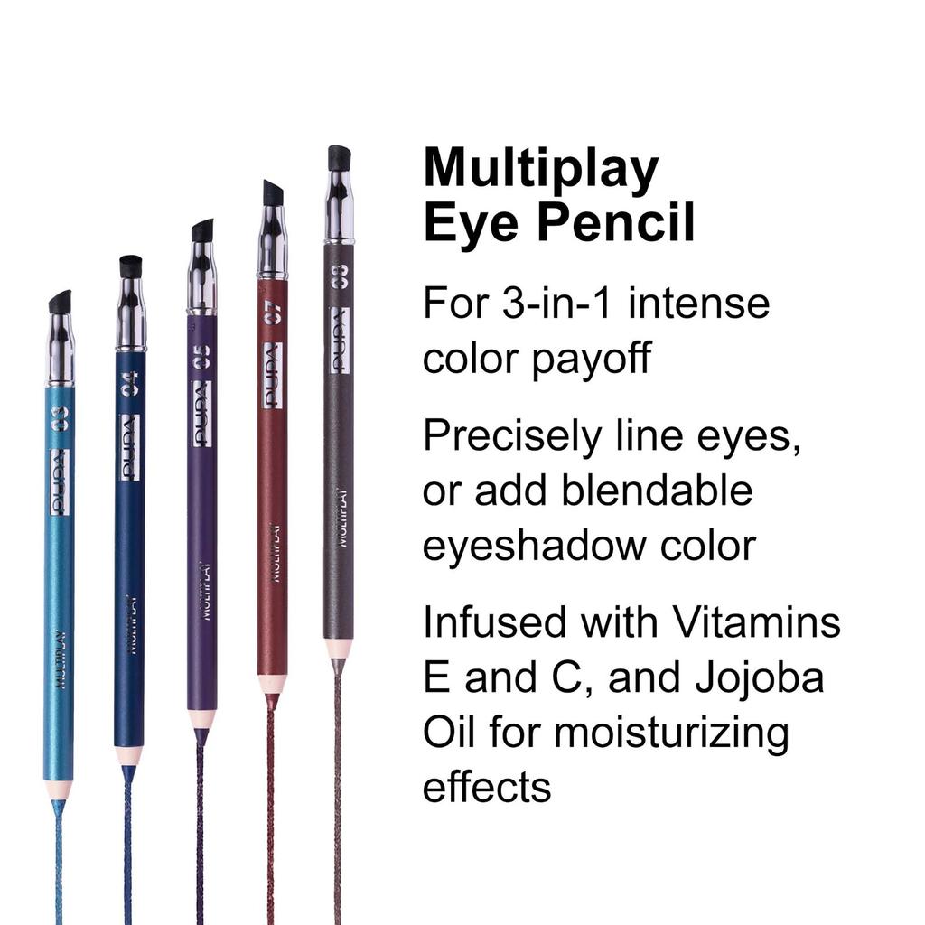 PUPA Milano Multiplay Eye Pencil - 13 Sky Blue by  for Women - 0.04 oz Eye Pencil