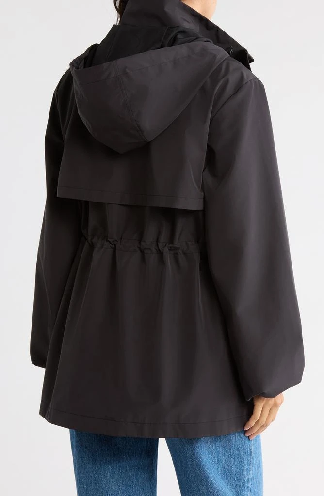 Bernardo Hooded Long Raincoat 2