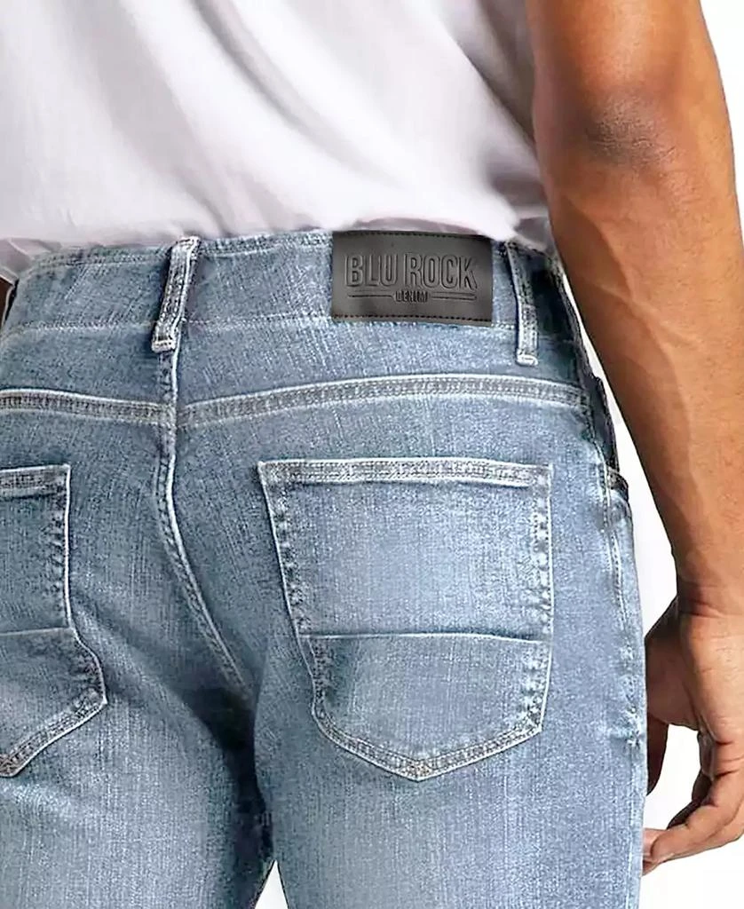 Blu Rock Men's Flex Stretch Slim Straight Jeans, Pack of 2 5