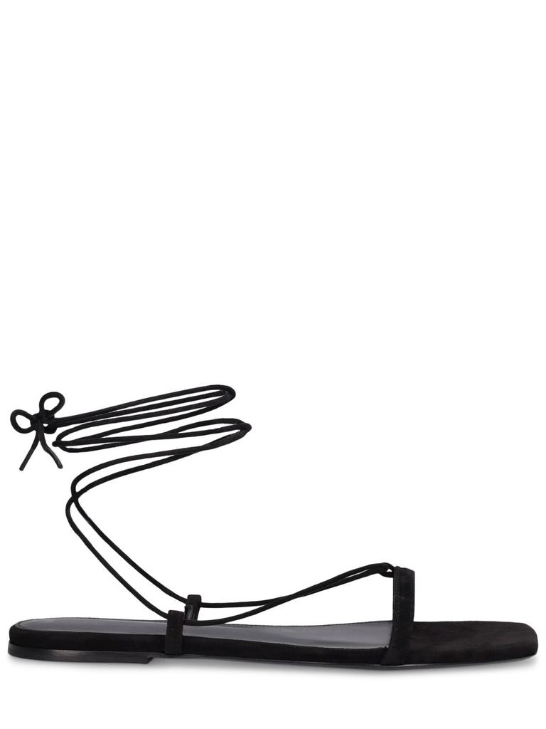 TOTEME 5mm Suede Flat Sandals