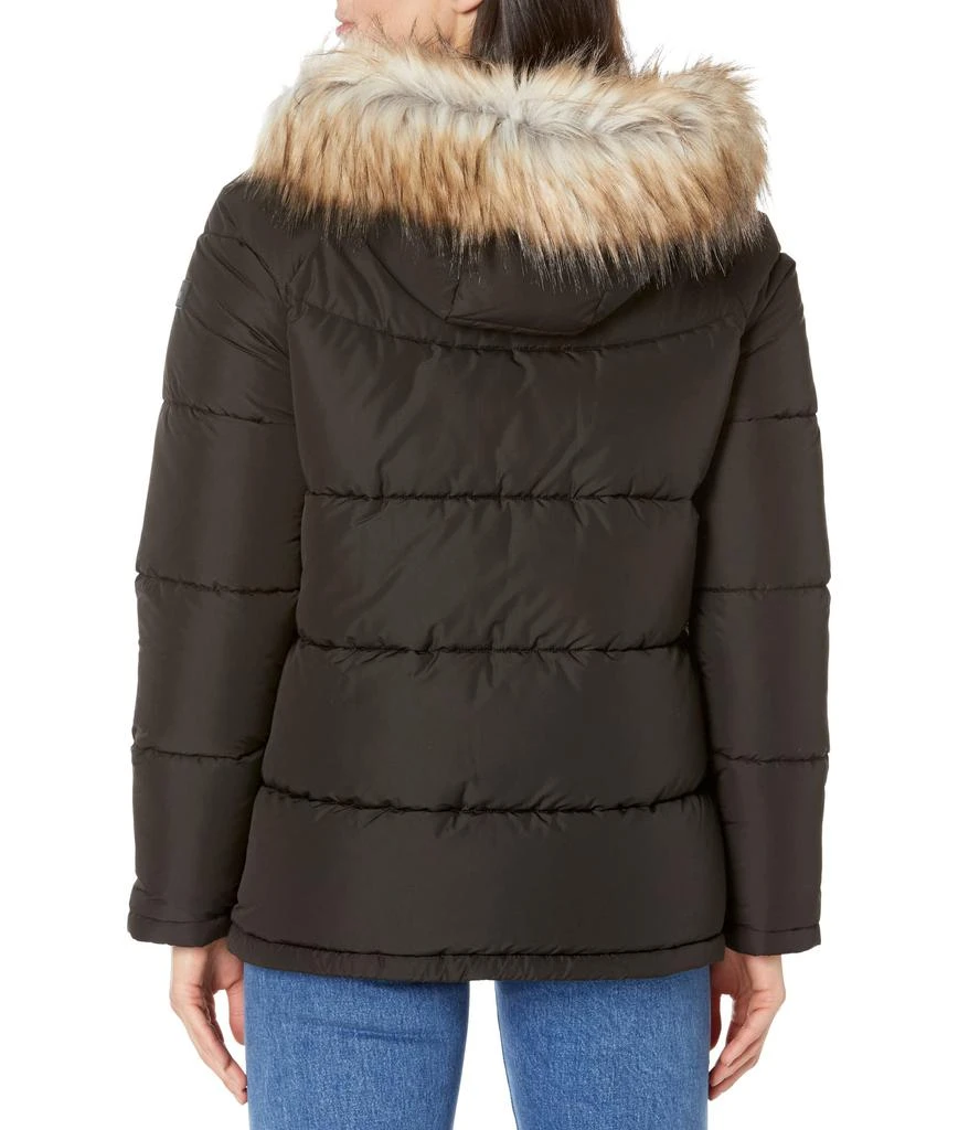 Calvin Klein Short Faux Fur Trimmed Puffer 2