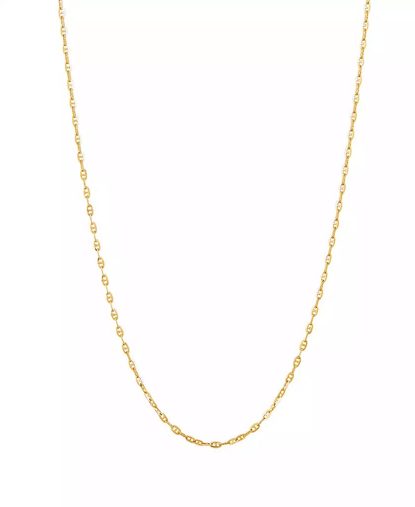 Italian Gold Polished 18" Mariner in 10K Yellow Gold