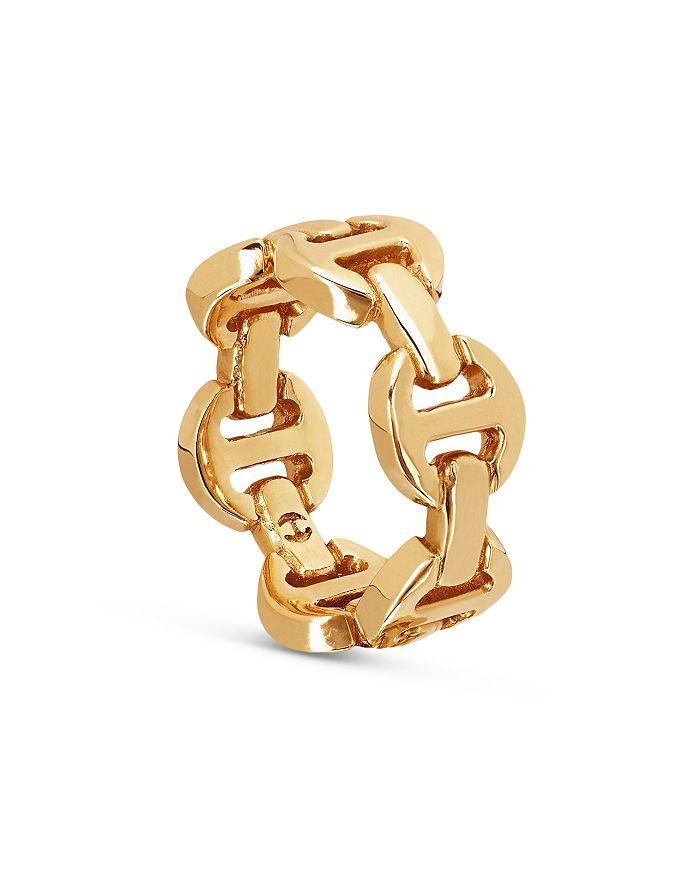 Hoorsenbuhs 18K Yellow Gold Brute Classic Tri Link Ring