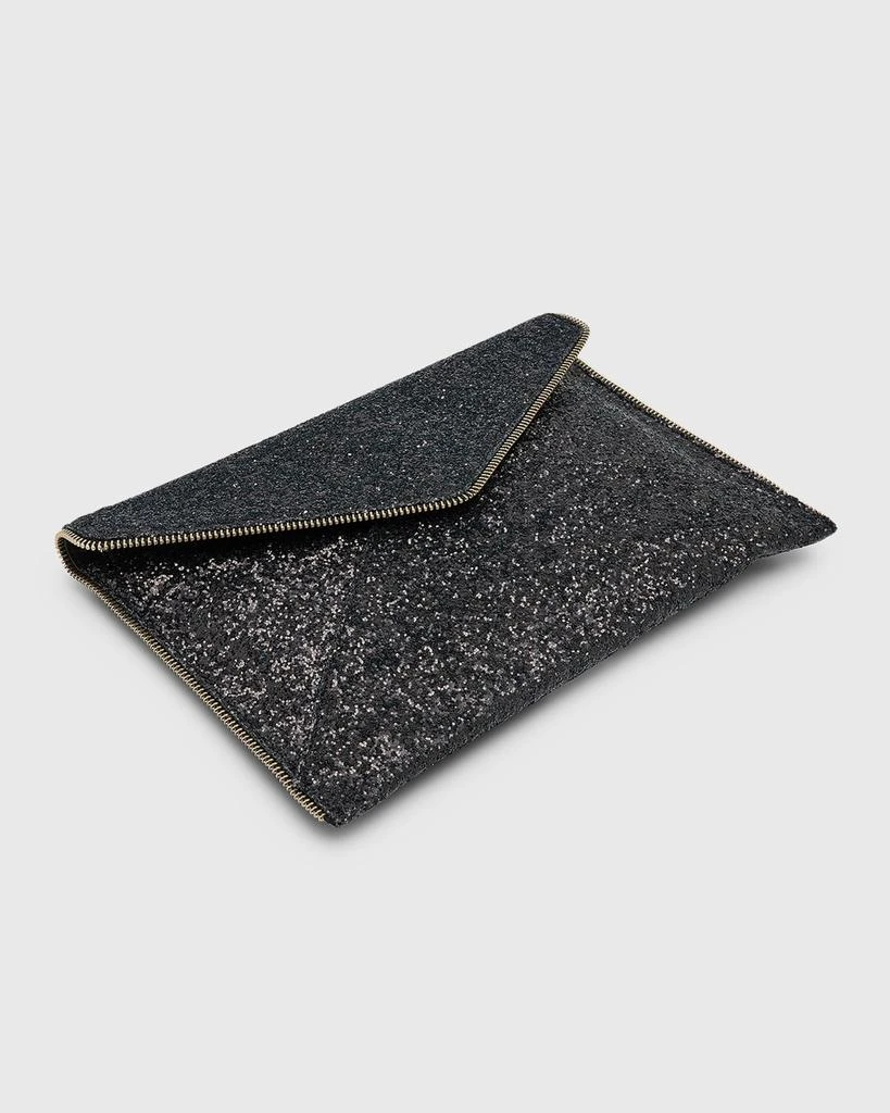 Rebecca Minkoff Leo Glitter Envelope Clutch Bag 7