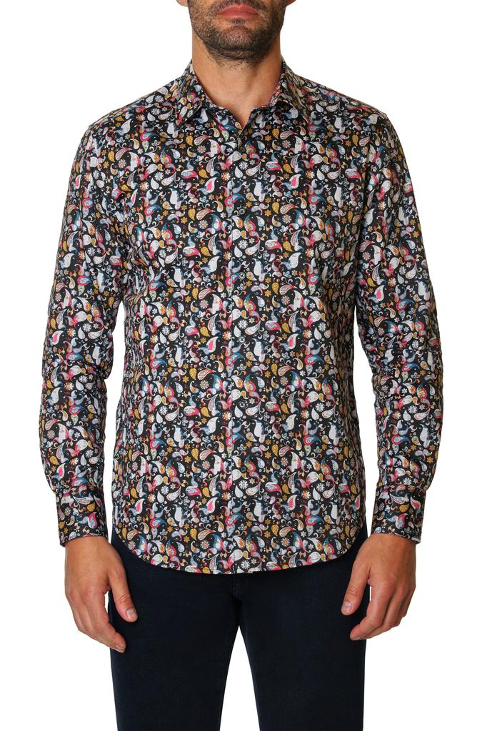 Robert Graham Durham Paisley Woven Button-Up Shirt