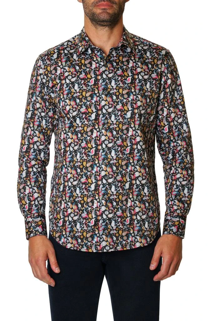 Robert Graham Durham Paisley Woven Button-Up Shirt 1