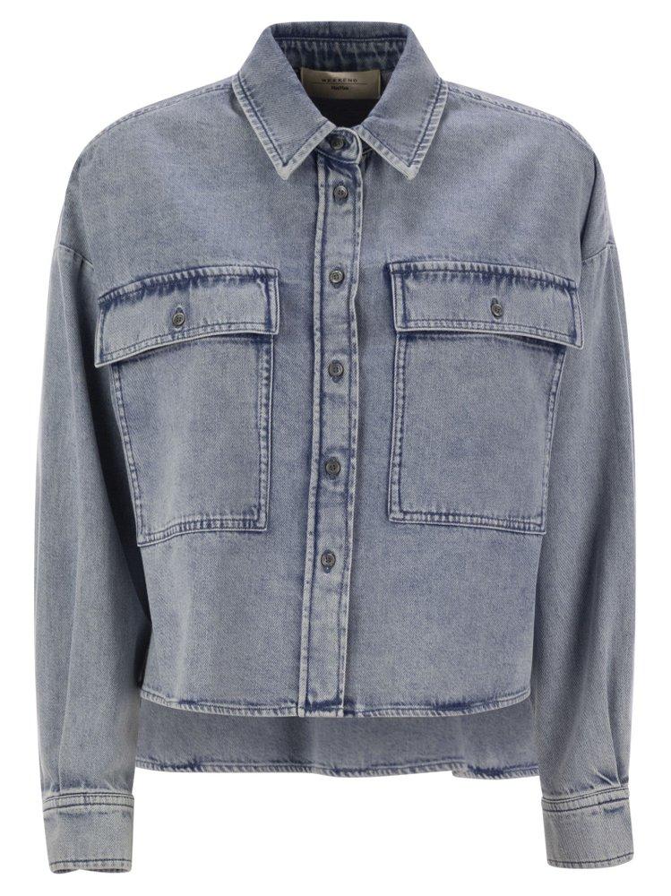 Weekend Max Mara Weekend Max Mara Zemira Button-Up Denim Shirt