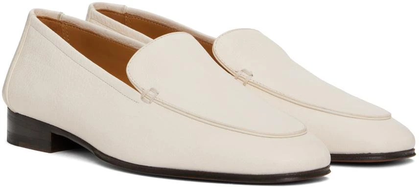 The Row Off-White Adam Loafers 4