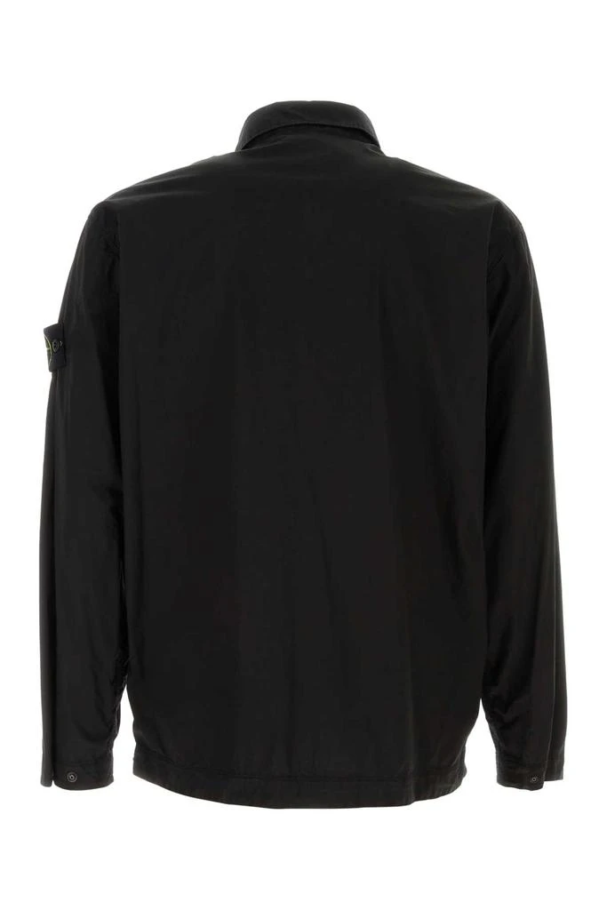 Stone Island BLACK POPLIN SHIRT 2