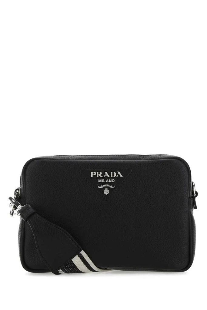 Prada Prada Flou Zip-Up Shoulder Bag 1