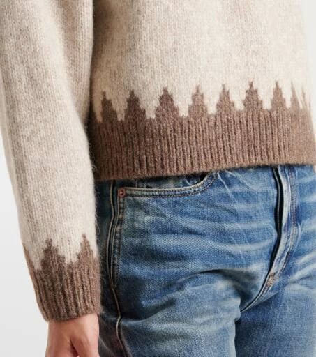 Nili Lotan Alena Fair Isle alpaca-blend sweater 6