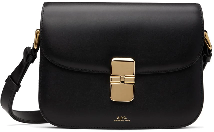 A.P.C. Black Small Grace Bag 1