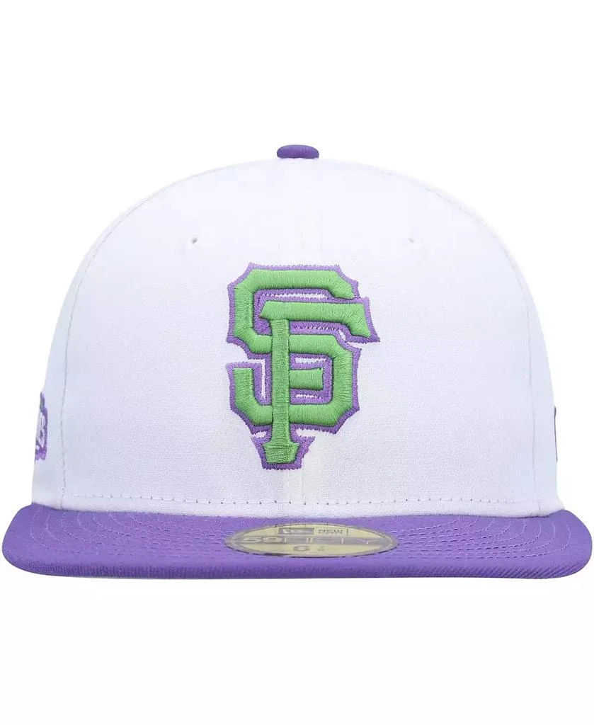 New Era Men's White San Francisco Giants 2014 World Series Side Patch 59FIFTY Fitted Hat 2