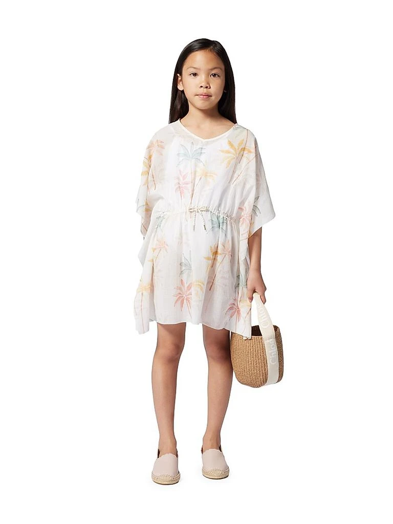 Chloé Girl's Straw Basket Handle Bag 4