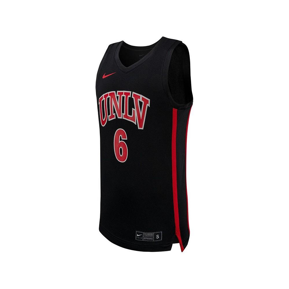 Nike Men's #6 Black UNLV Rebels Replica Basketball Jersey
