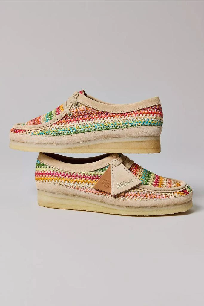 Clarks Clarks Women's Wallabee Multicolor Raffia Shoe 1